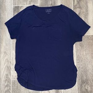 Royal blue blouse